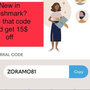 New to Poshmark, use the code
